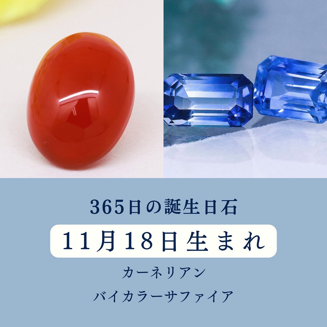 365日の誕生日石 11月18日のハッピーストーン | ジュエリーハナジマ／東京西葛西